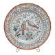 Large vintage plate with bird decor – signed Outeiro