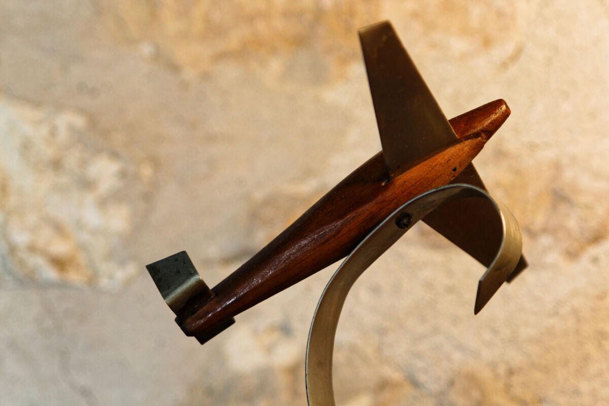 Bedside lamp, art deco airplane nightlight