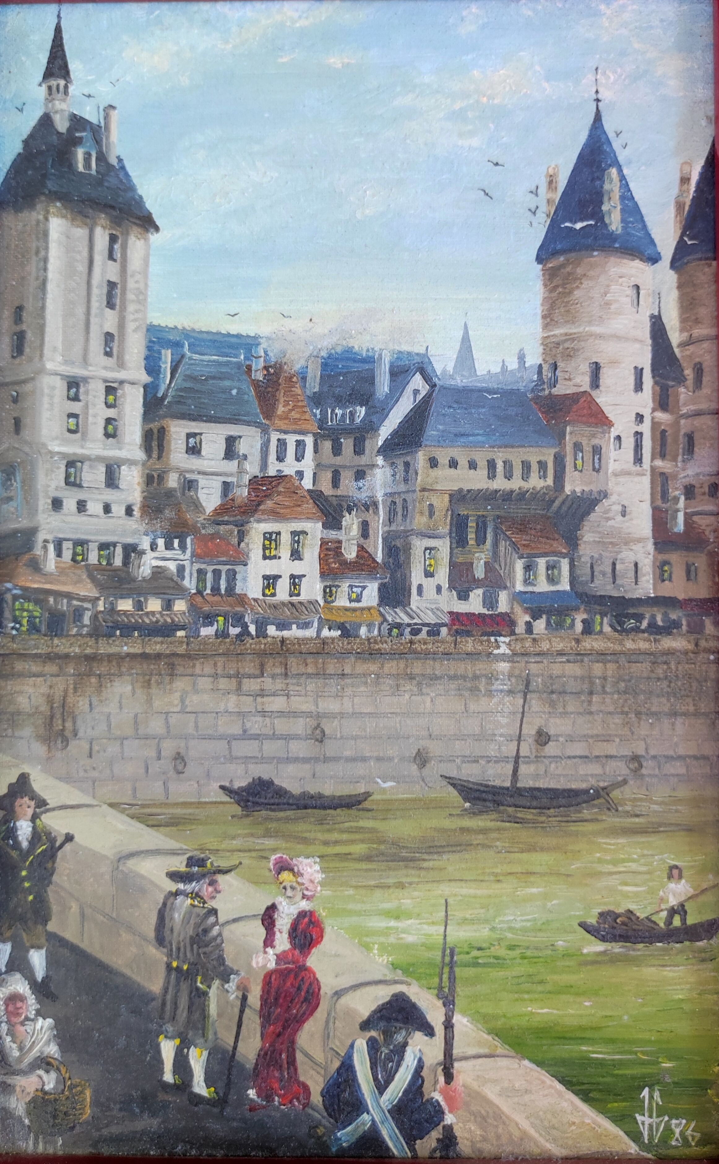 Tableau de Paris, quai des orfevres
