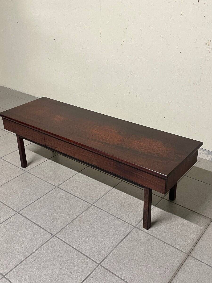 Table with three integrated drawers, 1960s.