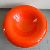 Vintage rocking chair 1960 Charles Zublena Les Plastiques de Bourgogne 60s