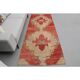 1970s Turkish Hand-Knotted Wool Cotton Red Runner Rug 104x260