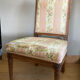 Low chair Louis XVI cherry pegged early nineteenth era