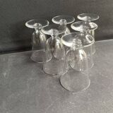 5 Baccarat wine glasses Meurcie service – Art Deco
