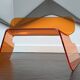 Orange plexiglass chair, 1970s France.