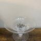Footed coupe Daum France in signed crystal – Vintage centrepiece