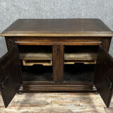Sideboard has function as a Louis XIV period chest in solid walnut