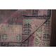 Vintage Turkish Oushak Handmade Wool Cotton Purple Runner Rug 80x260
