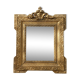 Old stucco and gilded wood mirror 50x65cm