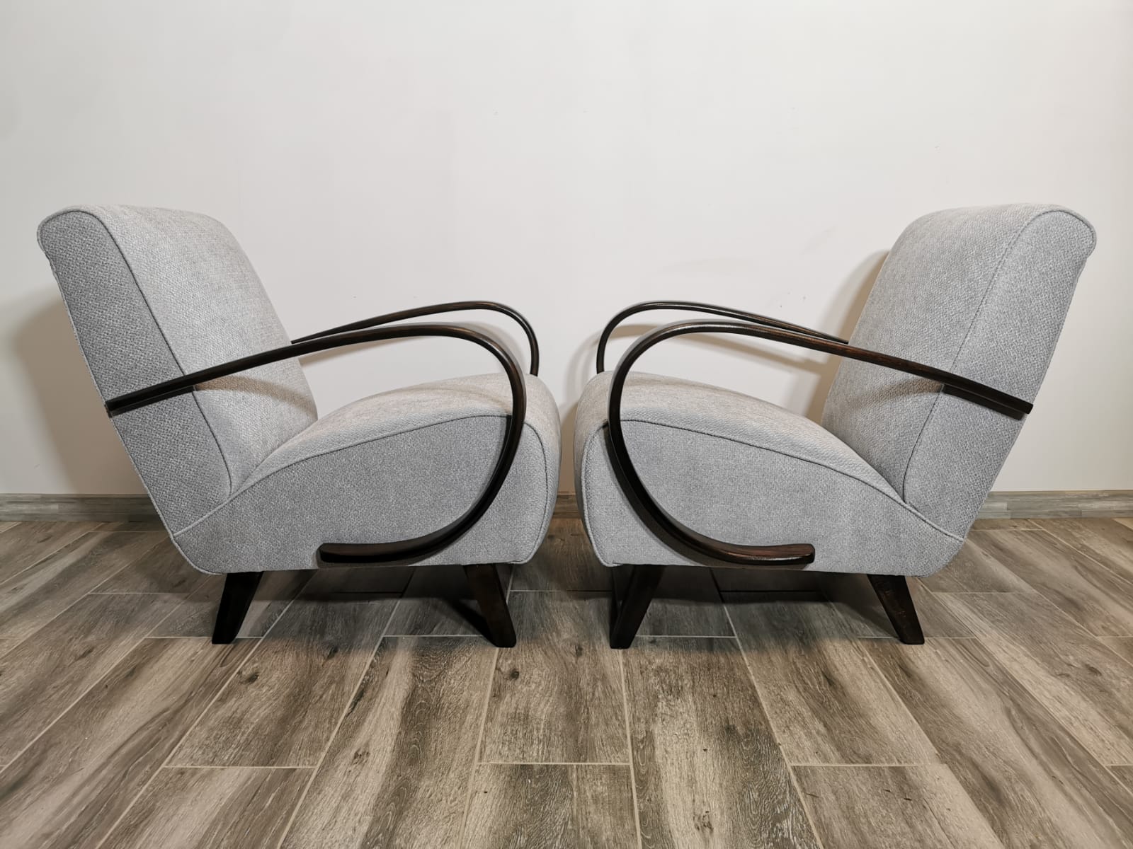 Armchairs by Jindrich Halabala, 1940s, Set of 2