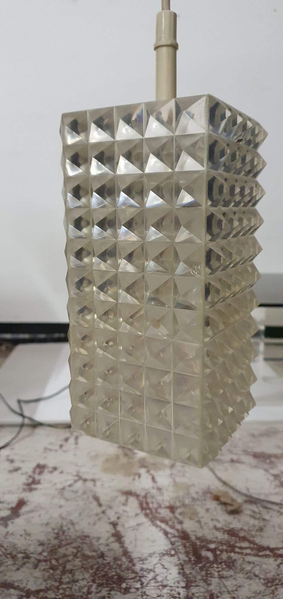 Diamond ceiling lamp design Aloys Gangkofner edition Erco