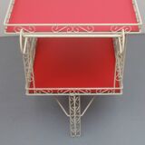 1950s French serving trolley for garden