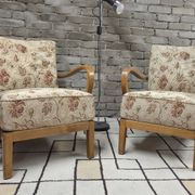 Pair of vintage Scandinavian armchairs from the 60s-70s.