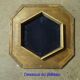 Side table with removable polygonal top, Art Deco, inlaid 1925