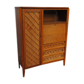 Cabinet rattan vintage year 60