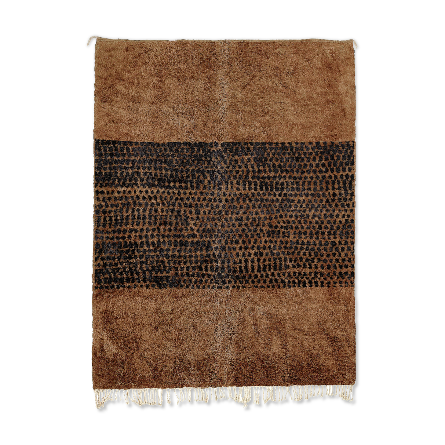 Modern Moroccan carpet brown