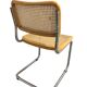 Lot de 6 chaises par Marcel Breuer Cesca fabriquées en Italie années 1970