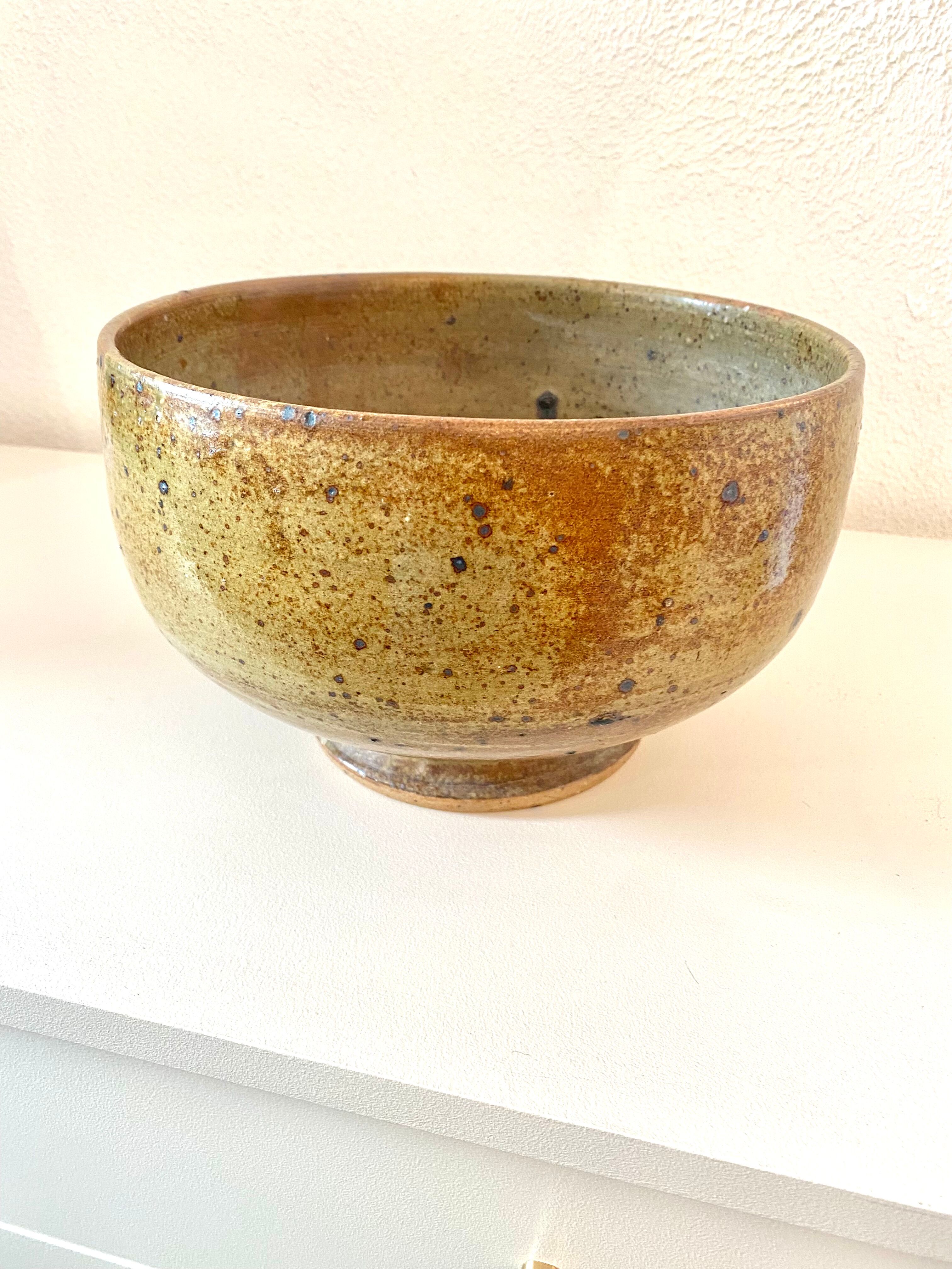 Pyrite sandstone bowl