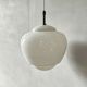 1960s Czech opaline pendant light by Napako