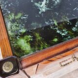 1960s sideboard in mahogany, glass and brass