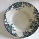 3 hollow plates iron earth Moulin des Loups model Marie Louise dark green