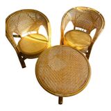 Rattan living room 3 rooms