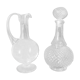 Lot of two carafes