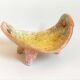 Empty ceramic pocket signed LB for Bernard Lecuyer fish shape 1960s