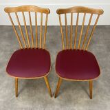 Pair of Baumann Menuet chairs from the 60s