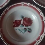 Set of 7 hollow plates