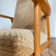 Pair of Manucere armchairs with vintage compass legs