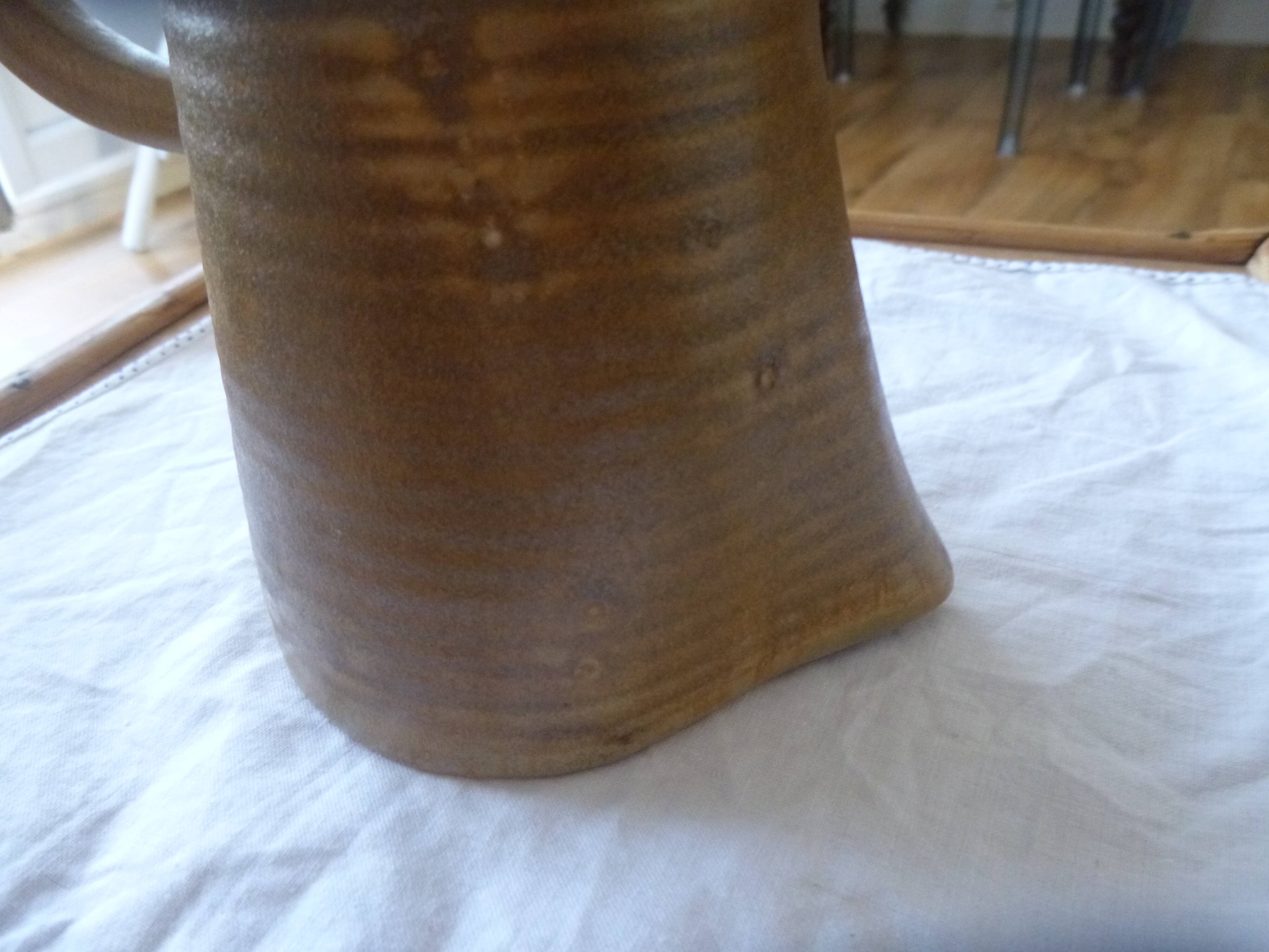 Pitcher carafe in sandstone Digoin