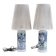 Table lamps by Marian Zawadzki for Tilgmans, Sweden, 1950, signed.