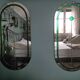 Paire de miroirs art déco 81x39cm