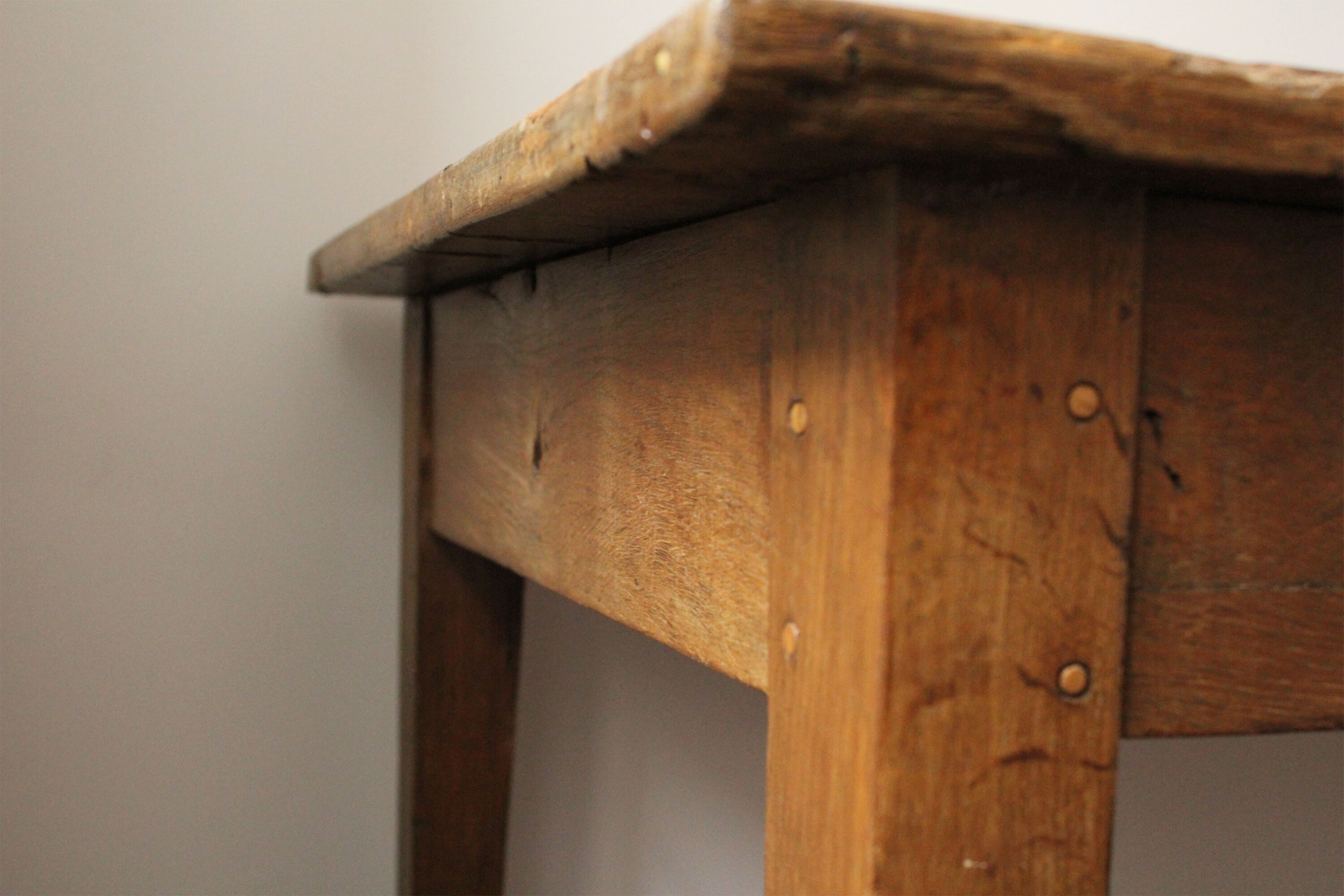 Rustic wooden desk farmhouse style