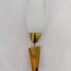 Mid Century Brass and Glass Wall Light/lamp by Kamenicky Senov - around 1970s
