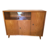 Vintage sideboard in blond wood 1960's