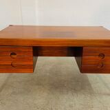 Vintage retro Danish mid-century rosewood desk by Christian Linneberg 1960s