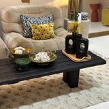 Rattan top and medium-sized canning