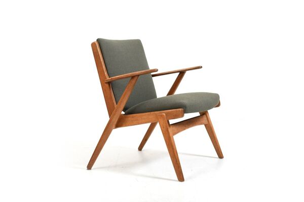 Rare fauteuil Arne Wahl Iversen, modèle 14