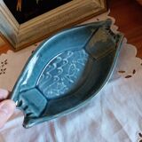 Enamelled ceramic pocket emptier signed Michel Delmotte