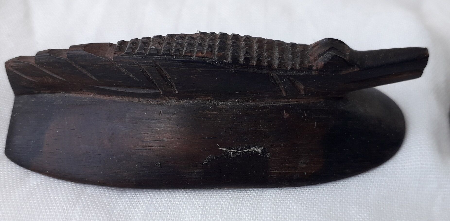 Salière poivrier en bois crocodile
