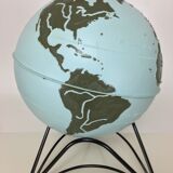 Earth globe in vintage Braille for the visually impaired