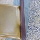 English lion paw desk and lyre armchair, leather, extensions