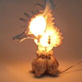 Mid-Century Souvenir Shell Lamp, France 1960s