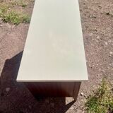 Vintage chest bench 1960. Sapele veneer