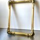 Antique gilded art nouveau  wooden frame 27 cm x 22 cm