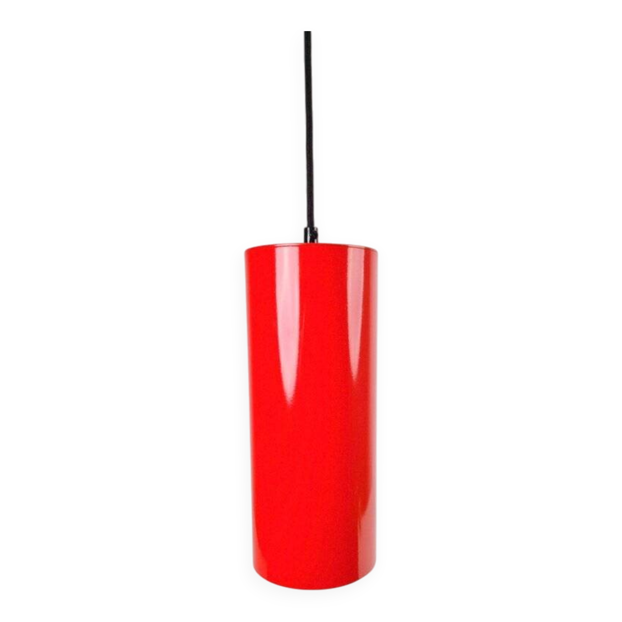 Minimalist Pipeline Pendant Lamps by Ole Pless Jørgensen for Nordisk Solar, 1970s, Set of 2