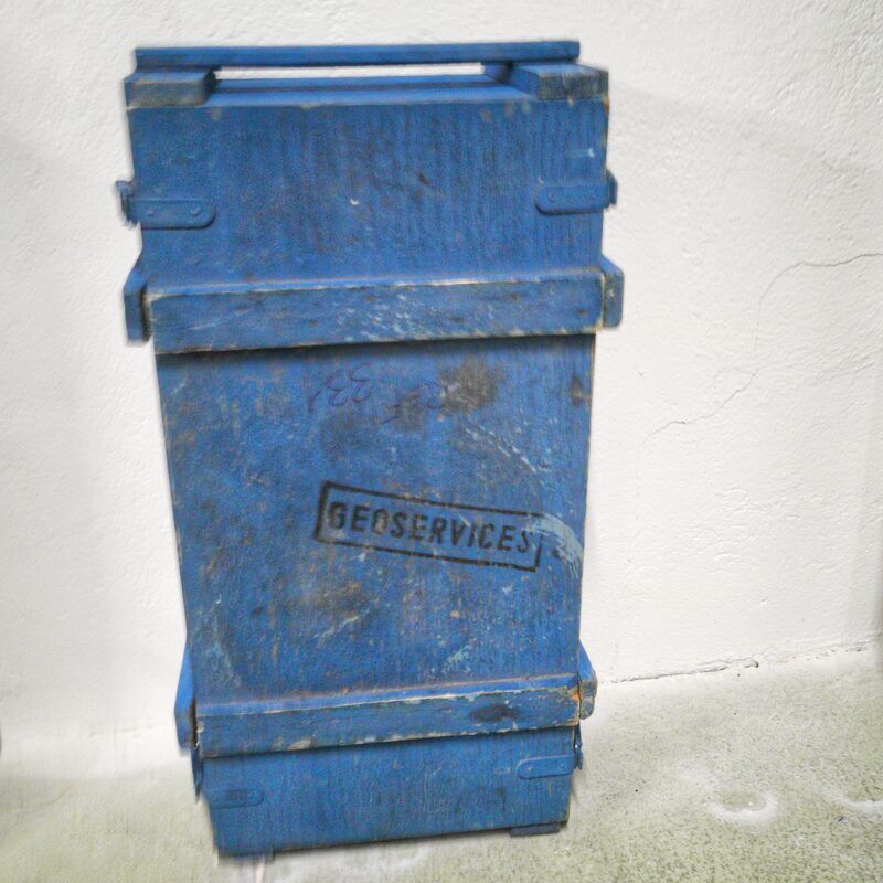 Wooden military crate
