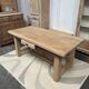 Solid oak farmhouse table